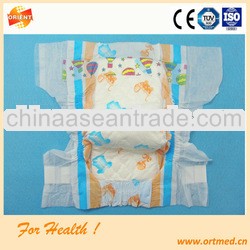 Soft breathable cover and super dry surface baby diaper