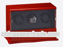 Triple Mahogany Solidwood Boxy Watch Winder