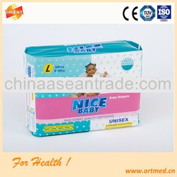 Ultra thin CE Certified diaper nappy