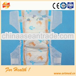 Waterproof backsheet soft and breathable diaper for baby