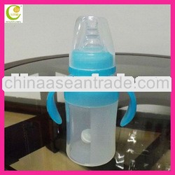 Wholesale Clear Food Grade Silicone Baby Milk Bottles of Various Volume