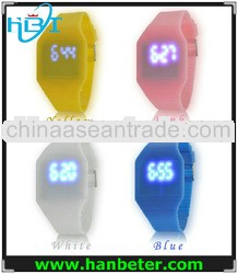 Wholesale promotional touch design led watches for women