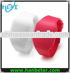 Wholesale promotional touch design silicone touch screen led watch