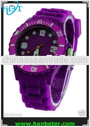 Wholesale unisex analog silicone band girl watch