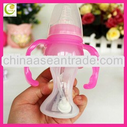 World popularly stylish good quality silicone rubber baby bottle feeding
