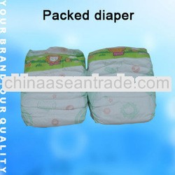 (JHB201325) 2013 popular good high absorbent packed diaper