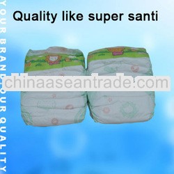 (JHB201327) china soft high absorbent baby diaper quality like super santi