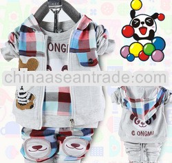 autumn cute 3pcs infant CLOTHINGS sets,