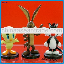 customed 3D Miniature plastic figurine Plastic Vinyl Miniature figure for promotion gift and playing