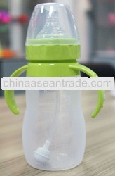 designer cute silicone baby bottle