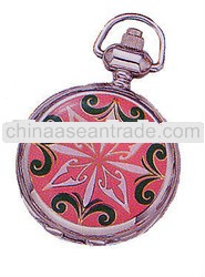 eco-friendly alloy case custom logo elegant Rose Pocket Watch