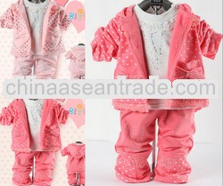 fashion 3pcs infant CLOTHINGS sets,