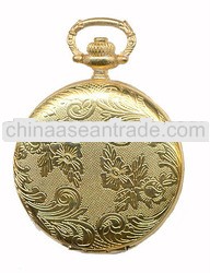 fashion gold gift japan movt Pocket Watch In Bulk