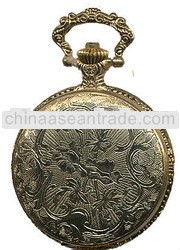 gold plating japan quartz movt Cheap Pocket Watch