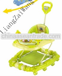 green fashionable folding baby walker / model:236-8FC