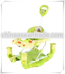 safety first baby walker rolling baby walker with stopper/green/blue/orange/pink /Model:788-6FC