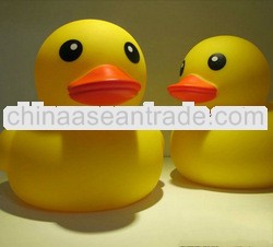 soft yellow duck vinyl bath toys