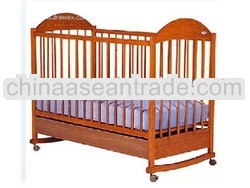 solid wood baby crib