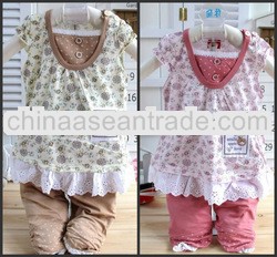 summer casual BABY CLOTHES SETS