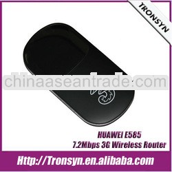 100% Unlock Original HSDPA 7.2Mbps HUAWEI Portable 3G WiFi Router,3G Router HUAWEI E585