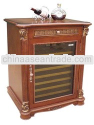 143L/42Bottles Wood Wine Cooler