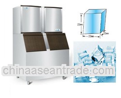 1500 kg per day industrial ice block machine/block ice makers with removable ice storage bin