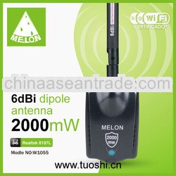 150Mps 802.11b/n/g Wireless LAN USB WiFi dongle with Antenna