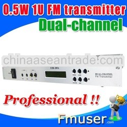 18FSN Dual Channel fm transmitter 0.5w rf modulator