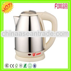 1.8L immersed cordless plastic electric kettle