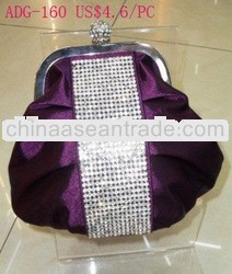 2011 HOT diamond and satin evening bag