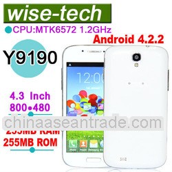 2013 New arrival 4.3 Inch IPS Screen mobile phone Y9190