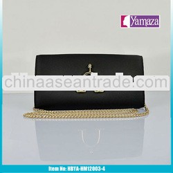 2013 New black color cow leather and top party women bags