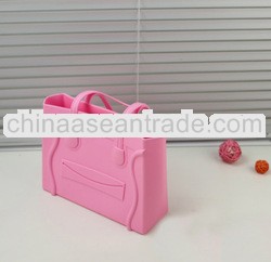 2013 New design lady Mk Bags ,silicone transparent bags Fashion Fur la Candy Bags