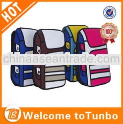 2014 Fashion Cartoon Bag 3dbags backpack for kids