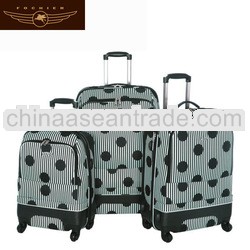 2014 Nylon eminent trolley luggage with soft royal trolley luggage