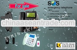 2014 best selling sos telephones, color customized phones, 6 language selectable phones