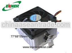 31.8dB cpu heat sink 77*68*55mm Socket 754 / 939 / 940/ AM2 and AM2+