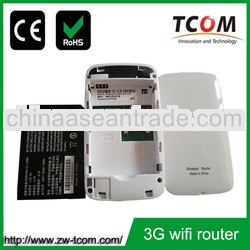 3G hotspot wifi sim card router with dual mode WCDMA&EVDO