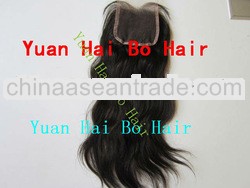 5a grade quality brazilian virgin human hair free parting lace closure