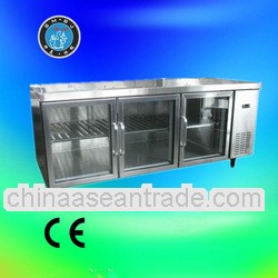 600L Stainless Steel counter bench fridge