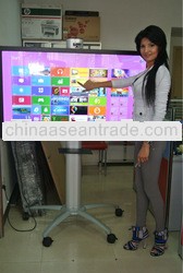 65inch 4dot touch wall hang or floor stand all in one computer with 3D TV for office/school/traning