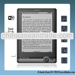 6inch android 4.0 e-ink electronic book reader with wifi