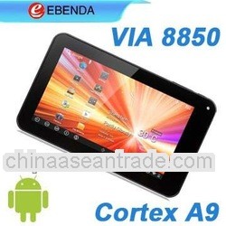 7 inch capacitive VIA 8850 android 4.0.3 512MB/4GB tablet pc