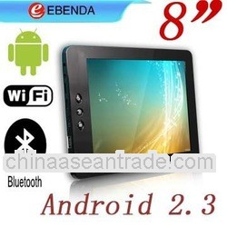 8 inch tablet pc android 2 S5PV210 Cortex-A8 1Ghz UMPC