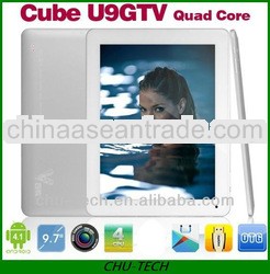 9.7" Cube U9GTv u9gt5 quad core retina Capacitive 1.8GHz dual cam 2GB/16GB TAB