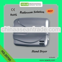Automatic stainless steel hand dryer with 1500W, Low noise, Customized design and drawing are welcom
