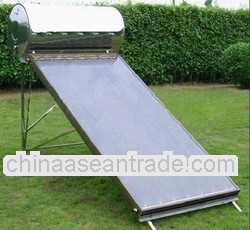 Beautiful and Powerful Compact Flat Panel Solar Water Heater