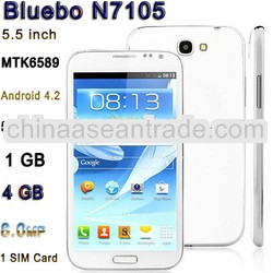 Bluebo N7105 with 5.5" MTK6589 Quad Core Android 4.2 540x960p 4GB ROM 1GB RAM 8.0MP Camera Orig