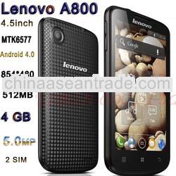 Cell Phone with 4.5" MTK6577 Dual Core Android 4.0 854X480p 4GB ROM 512MB RAM 5.0MP Camera Orig