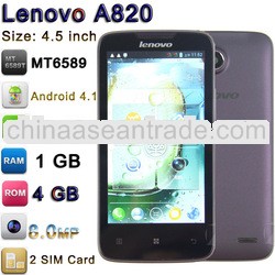 Cell Phone with 4.5" MTK6589 Quad Core Android 4.1 960x540p 4GB ROM 1GB RAM 8.0MP Camera Origin